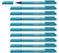Rotulador punta media STABILO pointMax - Caja con 10 unidades color azul celeste