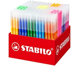 STABILO - Rotulador - Trio A-Z - Set escolar de 240 - 20 colores diferentes