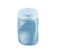 STABILO Sacapuntas ergonómico con depósito EASYsharpener - Afila 3 diámetros distintos - Color azul - Modelo para DIESTROS