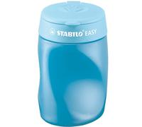 STABILO Sacapuntas ergonómico con depósito EASYsharpener - Afila 3 diámetros distintos - Color azul - Modelo para ZURDOS
