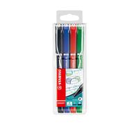 Stabilo SENSOR Rotuladores de punta fina surtidos (rojo, azul, verde, negro)