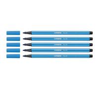 Stabilo Set of 5 Felt Tip Pens Drawing Pen 68 Paste - Medium 1 (Importación USA)