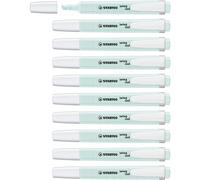 STABILO Marcador swing cool Pastel Edition - Caja con 10 unidades - Color toque de turquesa