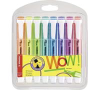 Stabilo Swing Cool pack de 8 marcadores fluorescentes punta biselada 1-4 mm colores surtidos
