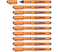 STABILO Worker+ Fine - Lote de 10 unidades, color azul