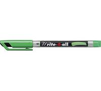 Stabilo Write 4 All - Rotulador permanente, 1 mm, color verde