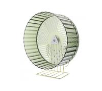 Stable 20cm Silent Hamster Running Wheel with a Robust Gold Base, suitable for Hamsters, Chinchillas, and Rats in Cages