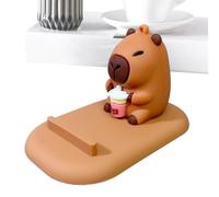 Stable Base Phone Stand - Cute Phone Stand | Non-Slip Portable Smartphone Base | Phones Stands For Desk, 360° Free Rotation Holder For Home Table Vanity Bed Travel Cubicle Kitchen Room Airplane