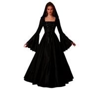 Stable Halloween Witch, Costume Horror Holiday, Dress-up Indoor Universal | Cute Halloween Witch, Outfit Costume Dress, for Haunted House, Cosplay Event Theater, Escape Room , Sisters Mother