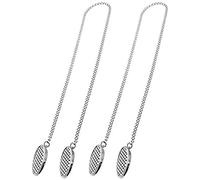 Staccatory 2 soportes para servilletas, cadena flexible para el cuello, para personas mayores, adultos mayores, niños