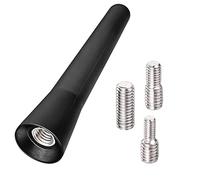 Staccatory Antena de Coche FM Antena de Coche 6,5 Cm Mini Antena de Radio de Coche Corta Fuerte FuncióN de RecepcióN FM/Am/