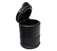 Staccatory Cenicero autoextinguible portátil para el hogar y el coche, color negro