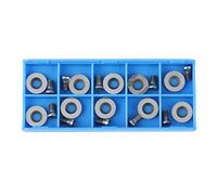 Staccatory Ci3 - Cuchillos redondos de carburo de 12 x 2,5 mm, hoja de repuesto para herramientas de acabado de torneado de madera, 10 unidades