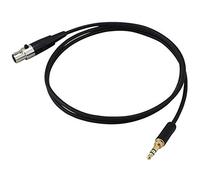 Staccatory Conector hembra de 3,5 mm, un mini XLR hembra de 3 para BM800 PC auriculares mezclados micrófono estéreo cámara amplificadora 0,