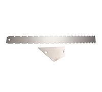 Staccatory Cuello De Guitarra Con Muescas De Acero Inoxidable Recto Para Luturista Herramientas Conjunto De Plata Y Piezas