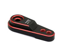 Staccatory Cuerno de Brazo de Enlace de Dirección de Aleación Duro de 25T para 1/10 RC Crawler TRX4 Piezas de Ajuste de un Nivel de Metal, Rojo