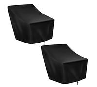 Staccatory Fundas impermeables para muebles de salón al aire libre, de sofá individual de 27 x 31 x 40 pulgadas