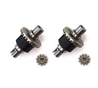 Staccatory Juego de 2 diferenciales de engranaje de metal para 1603 SG1603 SG1604 UD1601 UD1602 1/16 RC accesorios de piezas de actualización de coche