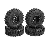 Staccatory Juego de 4 llantas de 47 x 18 mm para SCX24 90081 AXI0001 1/24 RC Crawler accesorios de piezas de actualización de coche