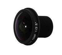 Staccatory Lente CCTV HD ojo de 5MP 1.8mm M12x0.5 montaje 1/2.5 F2.0 180 grados para cámaras de videovigilancia CCTV lentes