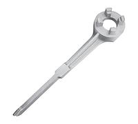 Staccatory Llave de tapón, llave de tambor, herramienta de apertura de barril de aluminio para 10, 15, 20, 30, 50, 55 galones, se adapta a tapones de 2 y 3/4 pulgadas