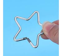 Staccatory Luna Estrella AtrapasueñOs Anillos de de Metal CíRculo Macramé para Manualidades DIY AtrapasueñOs Haciendo DecoracióN Colgante de Pared para el Hogar