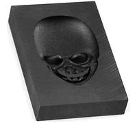 Staccatory Molde de fundición, molde de crisol de fundición de grafito de cráneo para fundición de fundición refinar metal cobre latón