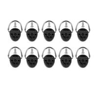 Staccatory Paquete de 10 anclajes de metal con hebilla de anillo en D para Jimny JB64 JB74W 2019 2020 2021 área del maletero