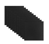 Staccatory Paquete de 12 paneles acústicos, esponja de ingeniería de espuma, paneles de insonorización de 1 x 12 x 12 pulgadas