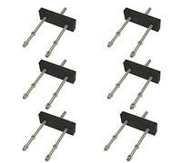 Staccatory Paquete de 6 soportes flotantes para montaje en pared