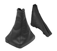 Staccatory Polainas de palanca de cambios para freno de mano de coche, piel sintética, color negro, para G a 1998-2004, 2 unidades