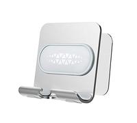 Staccatory Soporte de pared para teléfono, versión actualizada, soporte de teléfono de pared para baño, cocina, oficina