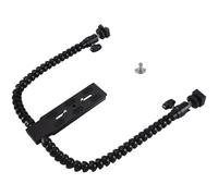 Staccatory Soporte flexible de doble brazo para flash de zapata para accesorios de cámara de disparo macro