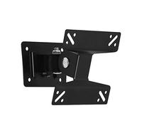 Staccatory Soporte universal de pared para pantalla LCD LED de 15 a 27 pulgadas, ajustable, retráctil, para soporte de TV