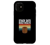 Stack sats construir riqueza ahorrar invertir cripto futuro bitcoin Carcasa para iPhone 11