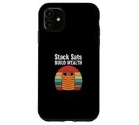 Stack sats construir riqueza ahorrar invertir cripto futuro bitcoin Carcasa para iPhone 11