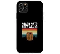 Stack sats construir riqueza ahorrar invertir cripto futuro bitcoin Carcasa para iPhone 11 Pro Max
