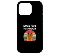 Stack sats construir riqueza ahorrar invertir cripto futuro bitcoin Carcasa para iPhone 16 Pro