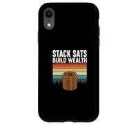 Stack sats construir riqueza ahorrar invertir cripto futuro bitcoin Carcasa para iPhone XR