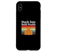 Stack sats construir riqueza ahorrar invertir cripto futuro bitcoin Carcasa para iPhone XS Max