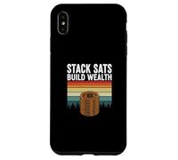 Stack sats construir riqueza ahorrar invertir cripto futuro bitcoin Carcasa para iPhone XS Max