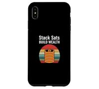 Stack sats construir riqueza ahorrar invertir cripto futuro bitcoin Carcasa para iPhone XS Max