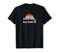 Stack sats no deuda salvar invertir cripto libertad bitcoin Camiseta