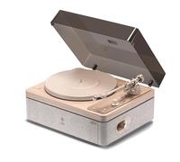 Stack Stone x Jamo DS07 Tocadiscos Bluetooth 5.2 con Altavoces Integrados, Sistema Antivibración de Doble Capa, Cápsula AT3600L, Sonido Hi-Fi, 33/45 RPM, Diseño Escandinavo, Blanco