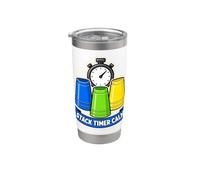 STACK TIMER CALM Apilamiento Deportivo Cubiletes Cronómetro Vaso térmico de acero inoxidable de doble pared