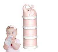 Stackable Formula Container, Layered Milk Powder Container, Cartoon Formula Container, Outdoor Travel Formula Holder, Baby Formula Organizer, Portable Formula Container For Outdoor Travel