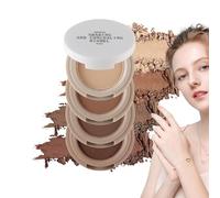 Stackable Makeup Kit, Travel Cosmetics Palette, 4-in-1 Design, Compact Layered Case, Perfect for Face Eyes Cheeks Facial Use at Home or Travel Styling, 1.57x1.18 inches