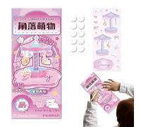 Stackable Stickers - 3D Glow Cartoon Decals, Embossed Modular Decorative Stickers For Phone Case, Laptop And Notebook | Ideal For Journaling, Miniature Scenes, Desktop Decor And Craft Gift Projects