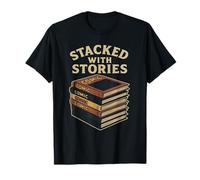 Stacked with Stories Lector De Cómics Coleccionista De Camiseta