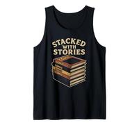 Stacked with Stories Lector De Cómics Coleccionista De Camiseta sin Mangas